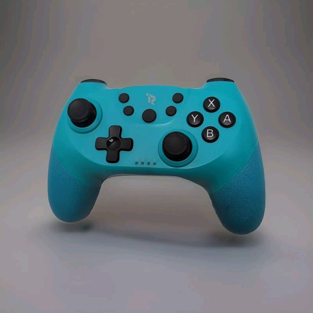 Pro Wireless Controller For Nintendo Switch Blue **Tested**